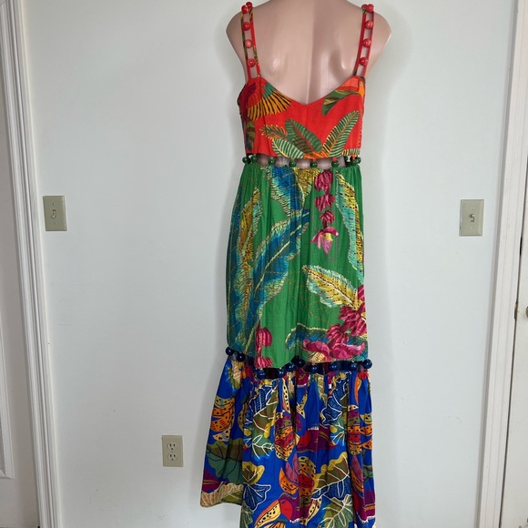 Farm Rio Mixed Prints MIDI Dress - Picture 7 of 11